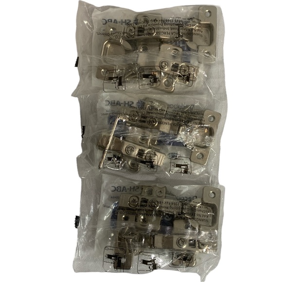 DecoBasics Full Overlay Soft Close Cabinet Hinges for Kitchen Cabinets 6 Pieces - Picture 3 of 5